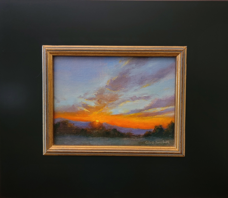 Santa Fe Sunset by artist Celeste Smith